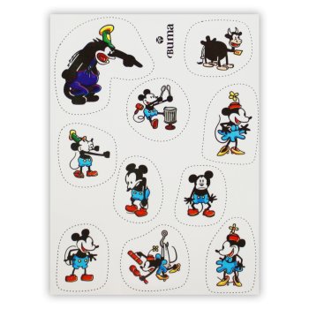 Cartela de Sticker Steamboat Willie